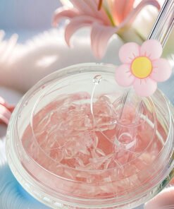花朵玻璃吸管